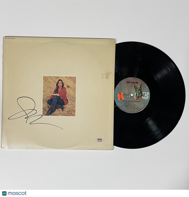 Judy Collins Signed Whales and Nightingales Album PSA Autographed