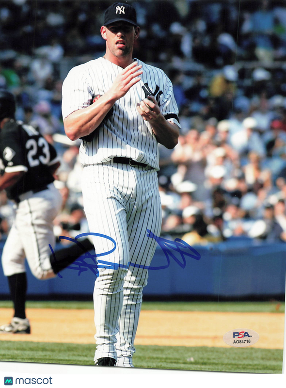 Kyle Farnsworth New York Yankees Signed 8x10 Photo PSA