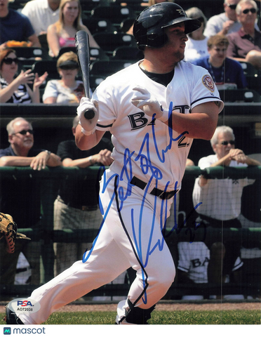 Yonder Alonso Bakersfield Blaze Signed 8x10 Photo PSA