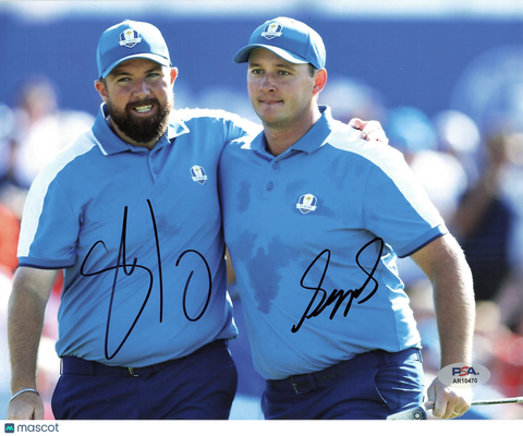 Shane Lowry & Sepp Straka Signed Golf 8x10 Photo PSA Autographed