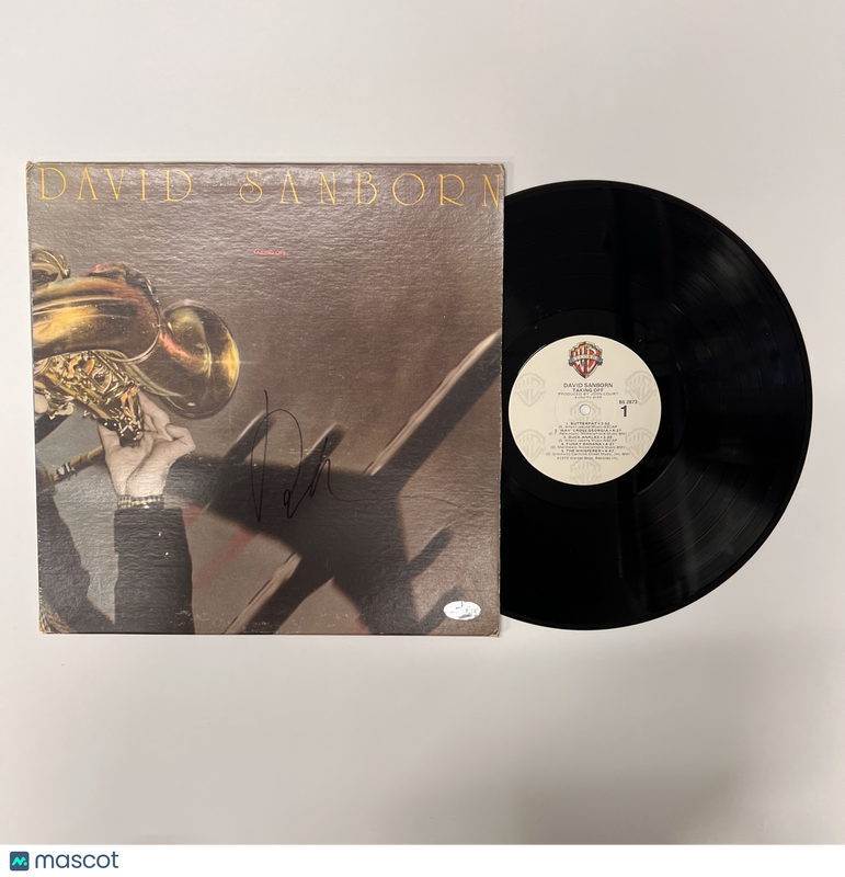 David Sanborn Signed Taking Off Vinyl Album PSA