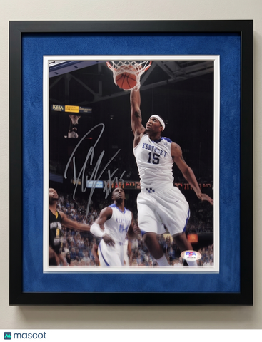 DeMarcus Cousins Kentucky Wildcats Signed  8x10 Custom Framed Photo PSA Auth