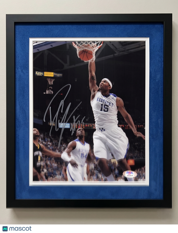 DeMarcus Cousins Kentucky Wildcats Signed  8x10 Custom Framed Photo PSA Auth