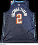 Shai Gilgeous-Alexander Signed Jersey PSA Oklahoma City Thunder Autographed