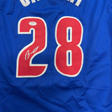 Isaiah Stewart Signed Detroit Pistons Jersey PSA