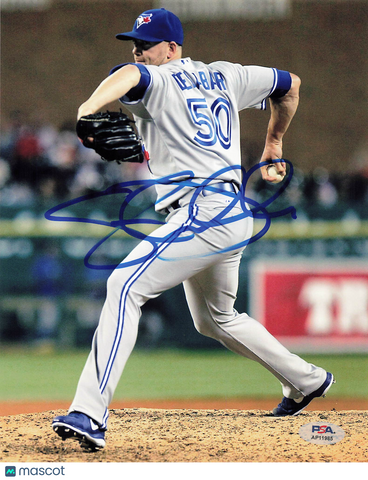 Steve Delabar Toronto Blue Jays Signed 8x10 Photo PSA