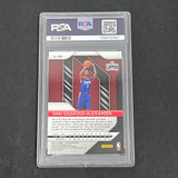 2018 Panini Prizm #184 Shai Gilgeous-Alexander signed card PSA 8 Auto A