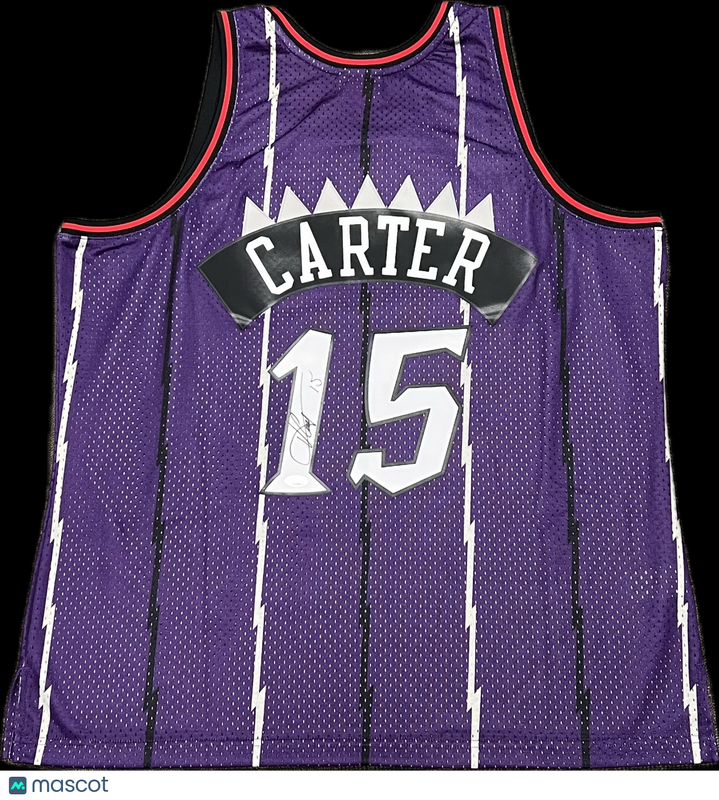 Vince Carter Signed Jersey JSA Toronto Raptors Autographed