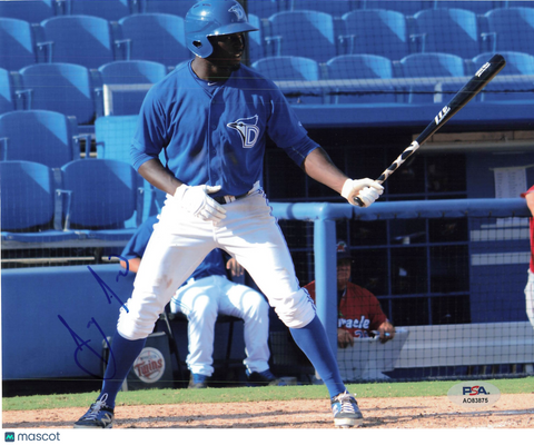 Anthony Alford Dunedin Blue Jays Signed 8x10 Photo PSA