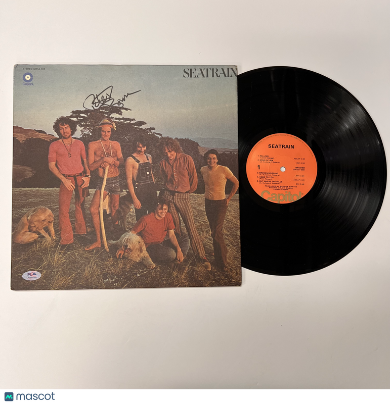 Peter Rowan of Seatrain Signed Seatrain Vinyl Album PSA Autographed