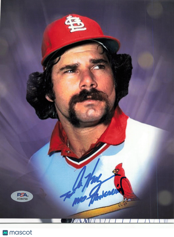 Al Hrabosky St. Louis Cardinals Signed 8x10 Photo PSA
