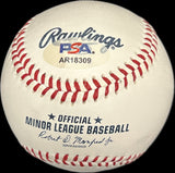 Frank Fleming Signed MLB Baseball PSA New York Mets