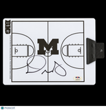 Dusty May Signed Basketball Clipboard PSA Michigan Wolverines