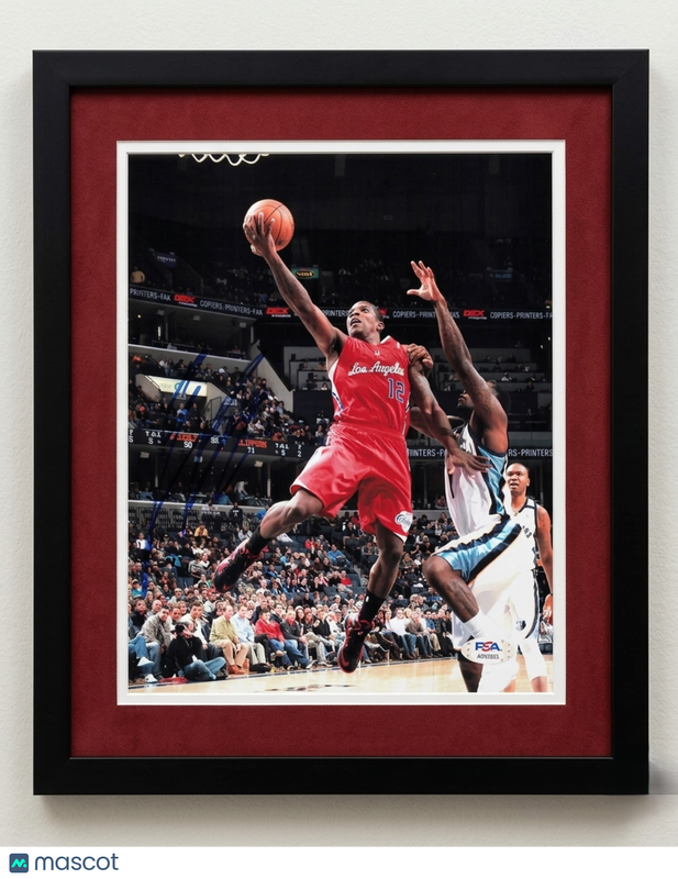 Eric Bledsoe Los Angeles Clippers Signed Basketball 8x10 Custom Framed Photo PSA