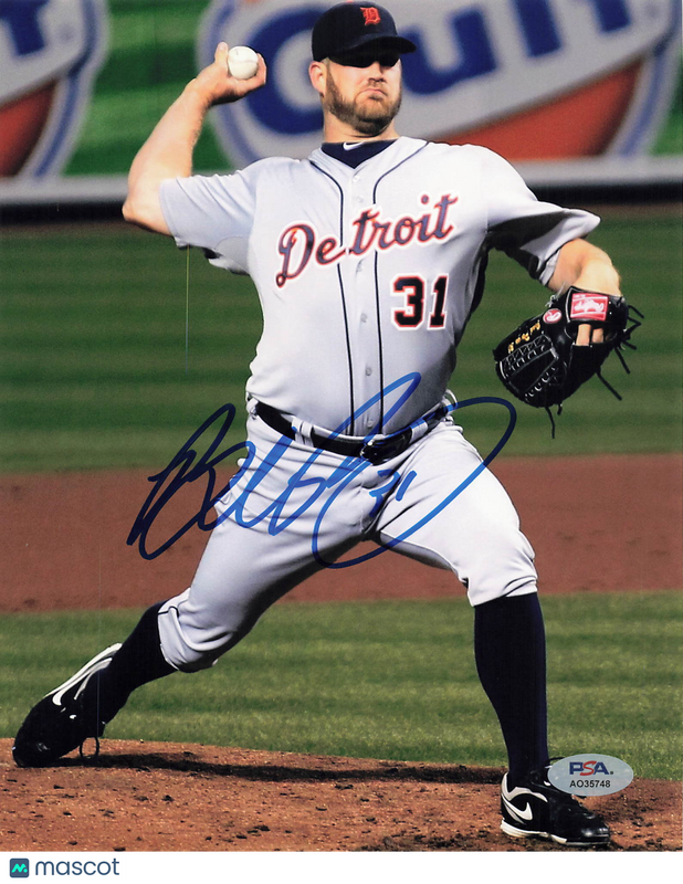 Brad Penny Detroit Tigers Signed 8x10 Photo PSA