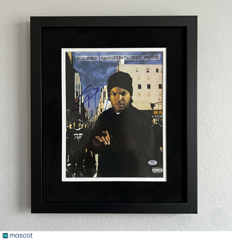 Ice Cube signed 11x14 Custom Framed photo PSA/DNA AmeriKKKa's Most Wanted Auth