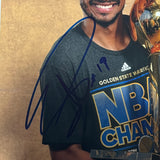 Leandro Barbosa Golden State Warriors Signed Basketball 11x14 Photo PSA