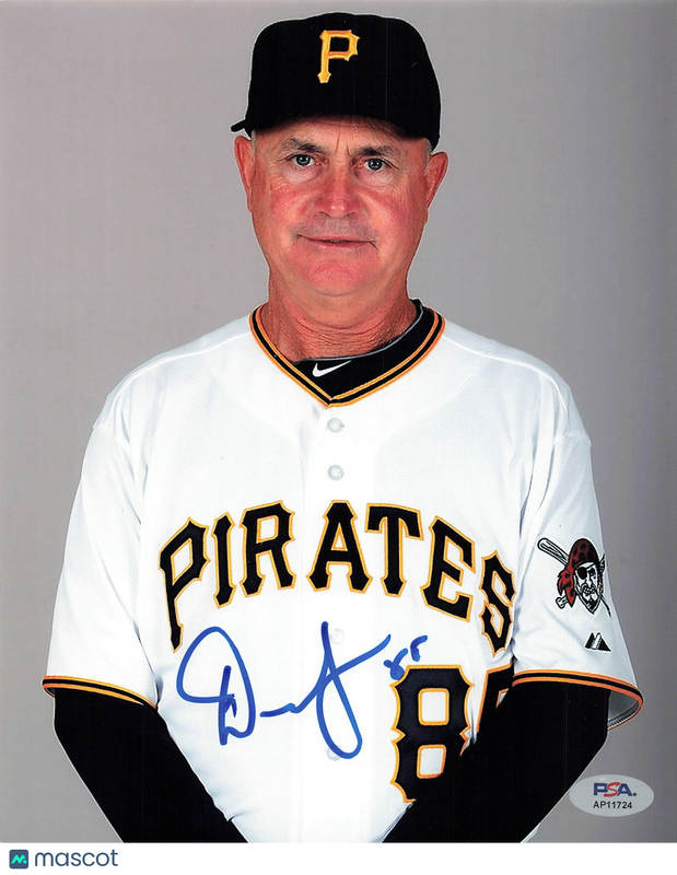 Dave Jauss Pittsburgh Pirates Signed 8x10 Photo PSA