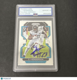 2021 Panini Prizm #18 CJ Henderson signed card PSA Auto 10 Jaguars