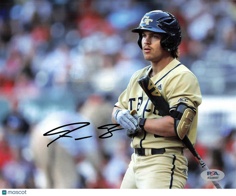 Drew Burress Georgia Tech Yellow Jackets Signed 8x10 Photo PSA