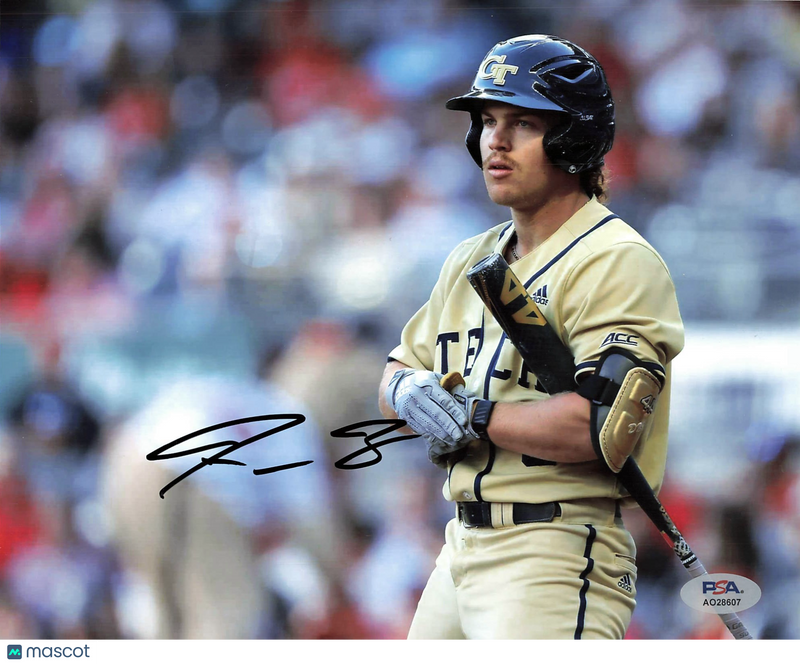 Drew Burress Georgia Tech Yellow Jackets Signed 8x10 Photo PSA