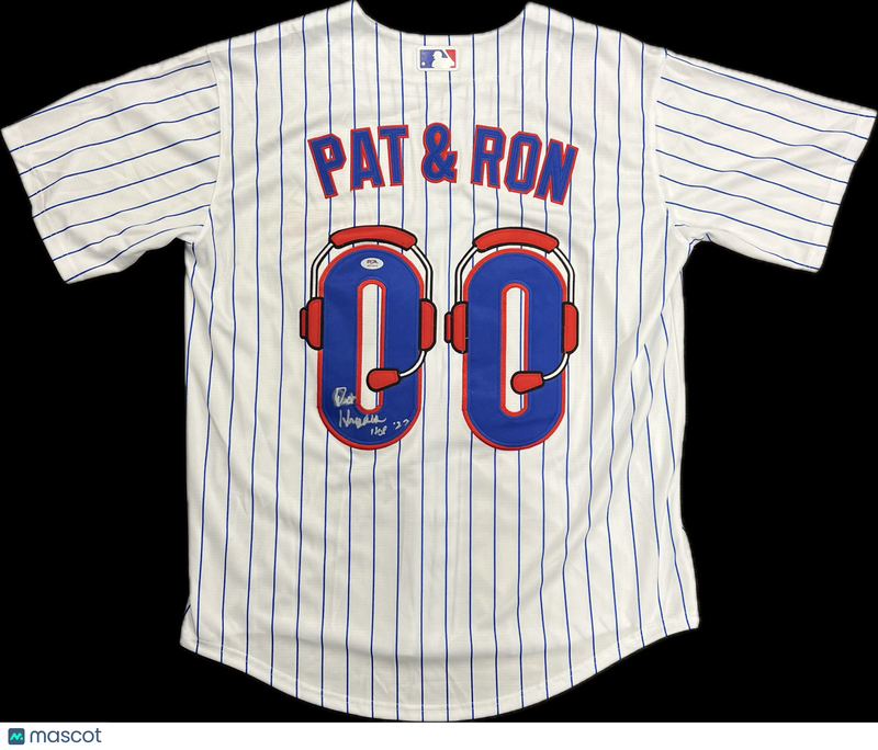 Pat Hughes Signed Jersey PSA Chicago Cubs Autographed