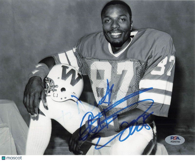 Al Toon Signed Wisconsin Badgers Football 8x10 Photo PSA Autographed