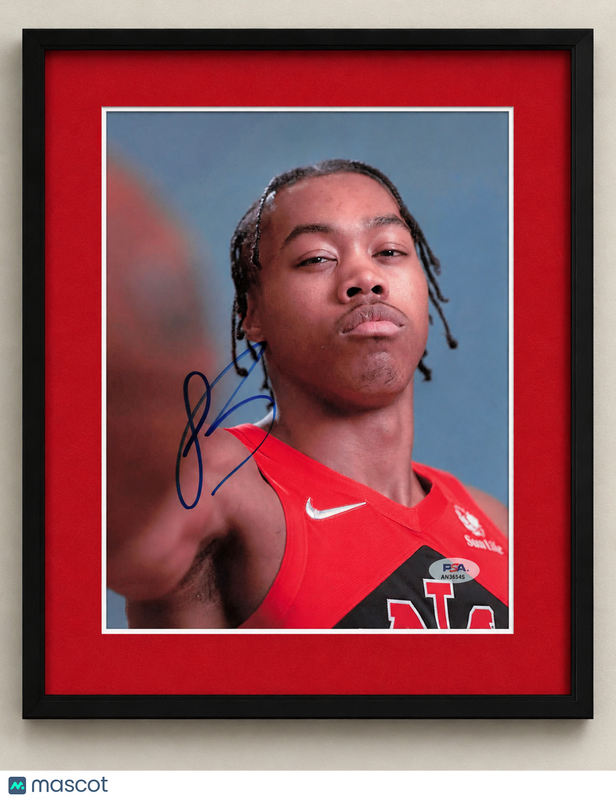 Scottie Barnes Toronto Raptors Signed Basketball 8x10 Photo PSA