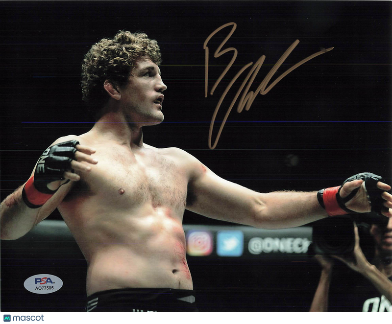Ben Askren Signed 8x10 Photo PSA Wrestling