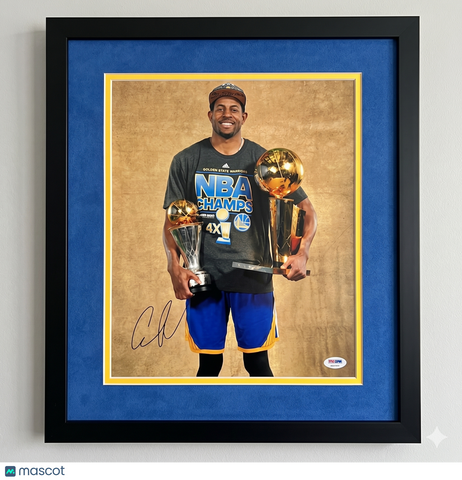 Andre Iguodala Golden State Warriors Signed 11x14 Custom Framed Photo PSA
