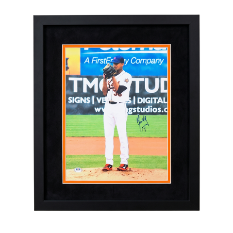 Ariel Miranda Frederick Keys Signed 11x14 Custom Framed Photo PSA