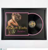 Erykah Badu Signed Baduizm Custom Framed Vinyl PSA Album Autographed
