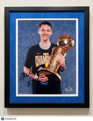 Mark Daigneault Oklahoma City Thunder Signed 8x10 Custom framed Photo PSA