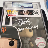 Buster Posey Signed Baseball #09 Funko Pop PSA Encapsulated Autographed