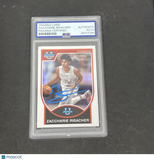 Zaccharie Risacher 2024 Topps Bowman chrome university#07B-25 Signed Card PSA Autographed