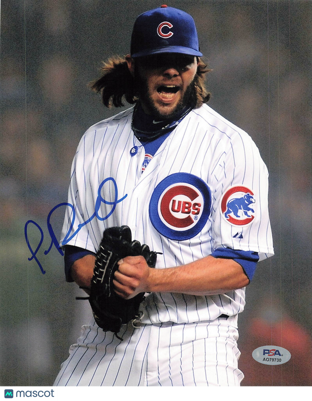 James Russell Chicago Cubs Signed 8x10 Photo PSA