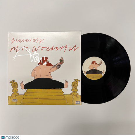 Action Bronson Signed Mr. Wonderful Vinyl Album PSA