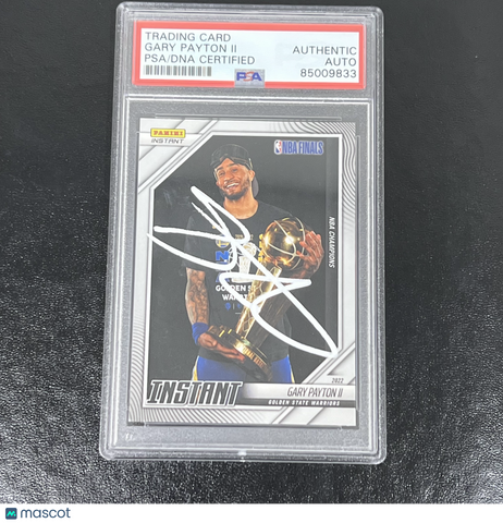 2021-22 Panini Instant #12 Gary Payton II signed card PSA