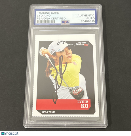 #506 Lydia Ko signed card PSA