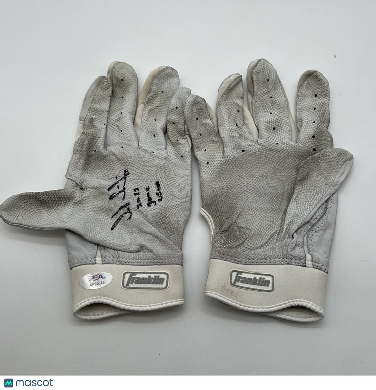 Jack Suwinski Signed Pittsburgh Pirates Batting Gloves PSA