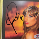 Taylor Swift Signed The Life of a Showgirl Custom Framed CD Album PSA Auto