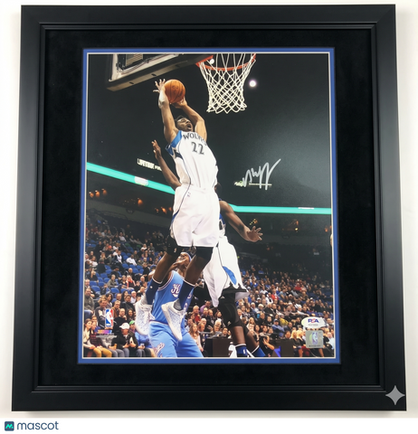 Andrew Wiggins Minnesota Timberwolves Signed 11x14 Custom Framed Photo PSA