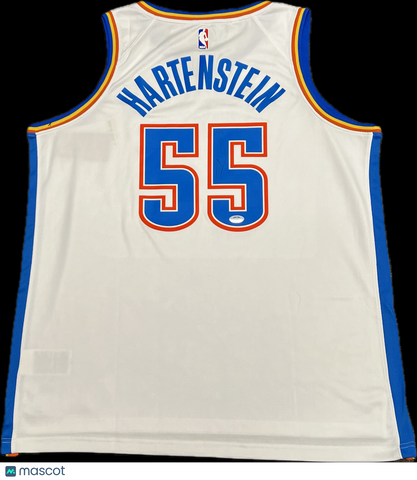 Isaiah Hartenstein Signed Jersey PSA Oklahoma City Thunder Autographed