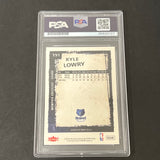 2008-09 NBA Fleer #191 Kyle Lowry signed card PSA Auto Grizzlies