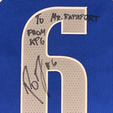 Kristaps Porzingis Signed Jersey PSA Dallas Mavericks Autographed