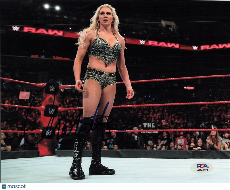 Charlotte Flair Signed Wrestling 8x10 Photo PSA Autographed