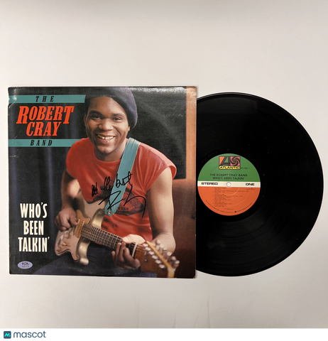 Robert Cray Signed Who's Been Talkin' Vinyl Album PSA