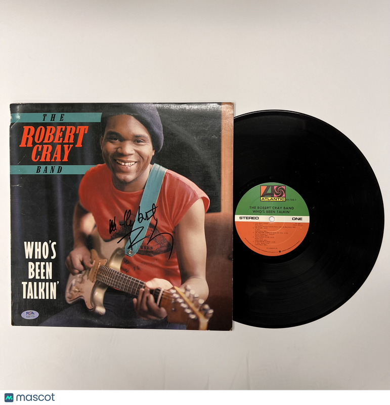 Robert Cray of The Robert Cray Band Signed Who's Been Talkin' Vinyl Album PSA