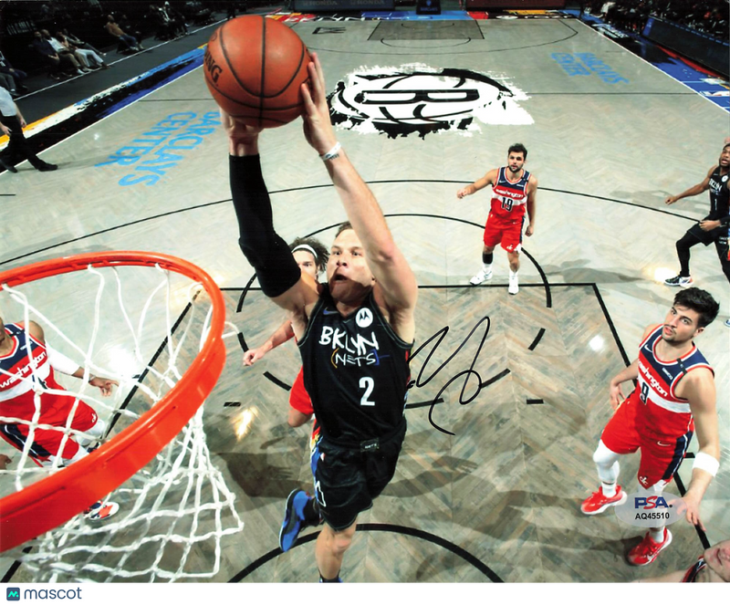 Blake Griffin Brooklyn Nets Signed Basketball 8x10 Photo PSA