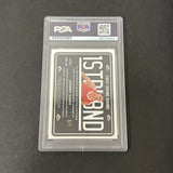 2022 Leaf Metal Draft #FRB-JD1 Johnny Davis Red White Blue 5/7 signed card PSA